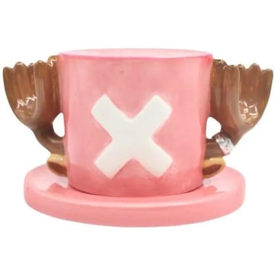 Creatieve Cartoon Keramische Mok en Schotel Set Koffiekop Ondersteboven Ontbijtmok Melk Sap Water Kop Drie Broers Hoed Mokken 250ml