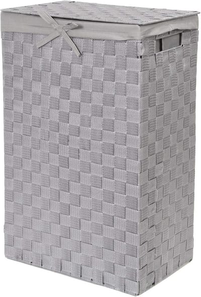 Rechthoekige Wasmand Grijs 25 x 38 x H.60 cm