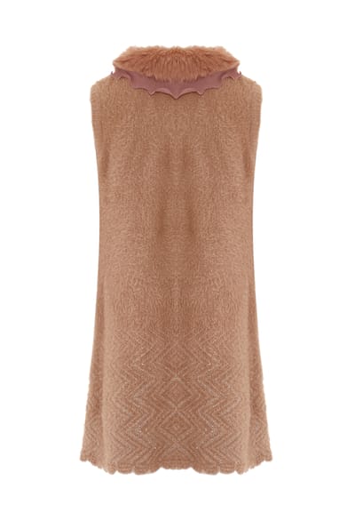 Faina Vest Dames Donkerroze roségoud
