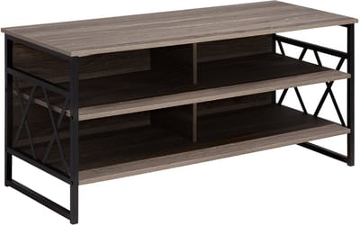 CARLISLE - TV-meubel - Taupe - Spaanplaat