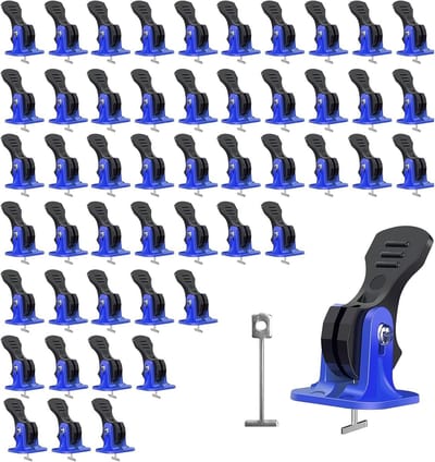 Professioneel Tegelnivelleersysteem 2 mm - 50 Stuks, Herbruikbare Tegelspanners voor Perfecte Tegelinstallatie met een Dikte van 3 mm tot 8 mm