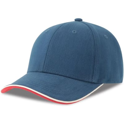 Atlantis Headwear Pilot Piping Sandwich-S Cap AT698 - Royal - One size