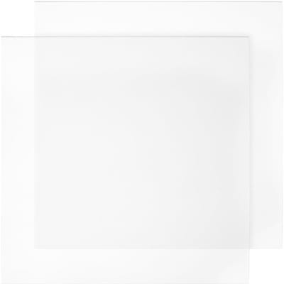Transparante PVC Platen - Kunststof Folie - Hobby Projecten - Stevig 1.5mm Dikte - 30.5 x 28.2 cm - Helder