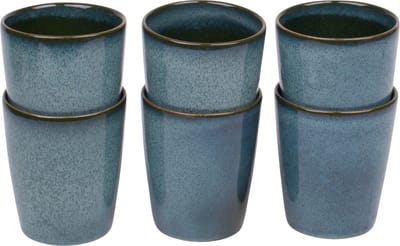 Kade 171 Evora koffiemokken 6 stuks 250 ml - Portugees stoneware groen