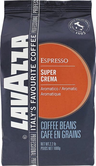 Lavazza Koffiebonen Super Crema - 6 x 1kg