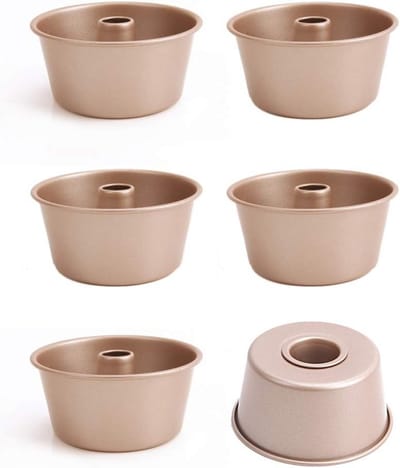 Set van 6 Mini Cakevormen Non-Stick Ronde Bakvormen Bakken