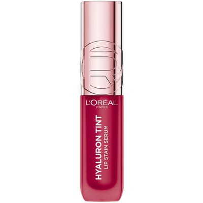 L'Oréal Paris Hyaluron Tint Lipstain - Langdurig hydraterend serum - 12 uur gewichtloze kleur - 490 Berry Jolie