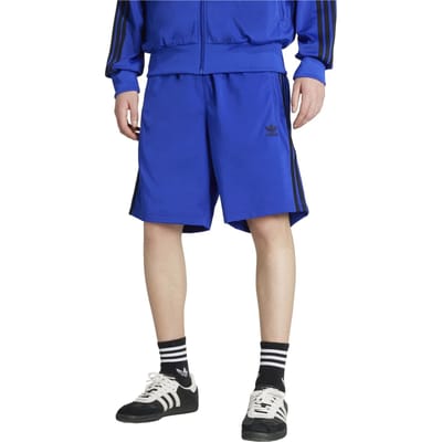 Adidas Originals Unisex Adicolor Firebird Shorts Maat: M | Korte Broeken Outlet | Unisex | Blauw