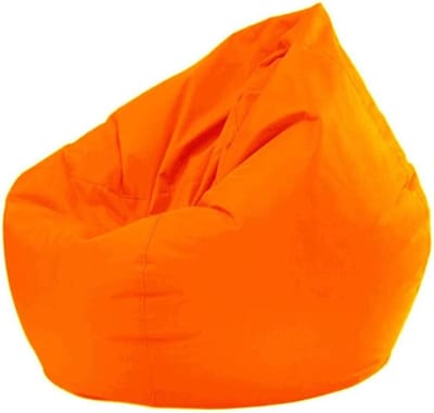 Zitzak Stoel - Drijvende Bank Poef - Buiten Ontspannen - Waterdicht Polyester - 70x80cm - Oranje