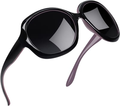 Zonnebril Dames Gepolariseerde UV400 Bescherming Vintage Mode Oversized Vierkant Grote Zonnebrillen Vrouwen