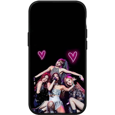 voor Samsung Galaxy S24 S23 iPhone 16 15 14 Xiaomi Redmi Note 13 12 11 10 8 Plus 9 Pro Max X XR Telefoonhoesje Roze Koreaans Zwart Kpop OPPO Huawei Cover for Redmi Note 12 Pro 5G ceilkleur
