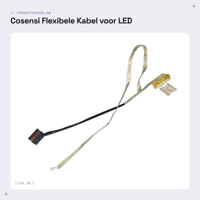 Dailygoods - Flexibele Kabel voor LED LCD Display Vervanging