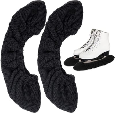 Dailygoods - 1 paar schaatsbeschermers voor schaatsen, elastische beschermers voor schaatsen, lemmetafdekking voor kunstschaatsen, elastische schaatsen voor schaatsen