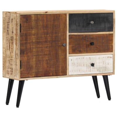 vidaXL - Dressoir - 88x30x73 - cm - massief - mangohout