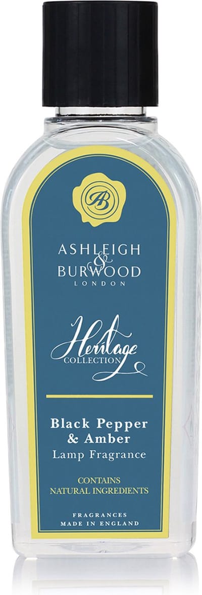 Ashleigh & Burwood Navulling - voor geurbrander - Heritage - Black Pepper & Amber - 250 ml