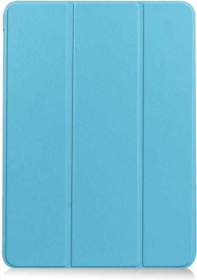 Hoes geschikt voor iPad Air 11 Inch Hoes M3/M2 (2025/2024), iPad Air 5th/4th Gen Bookcase - Trifold Smart Licht Blauw hoesje