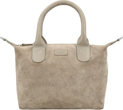 Charm London Buckingham Royale Handtas - Schoudertas - Crossbody - Suede - Leer - Dames - Leren Dames Tas - Zand