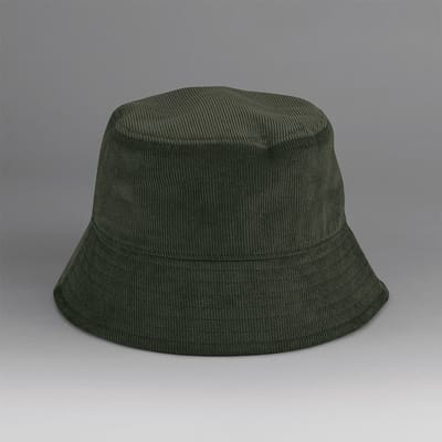 EarthAware® Organic Cord Bucket Hat - Forest Night - S/M