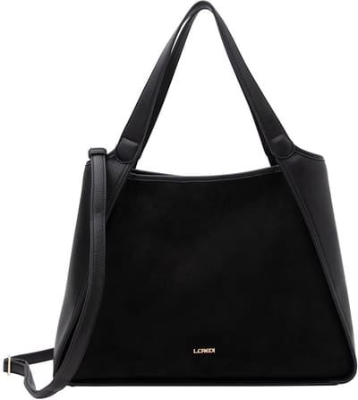 L.CREDI Pheline Shopper Tas 40 cm - 13 L - schwarz
