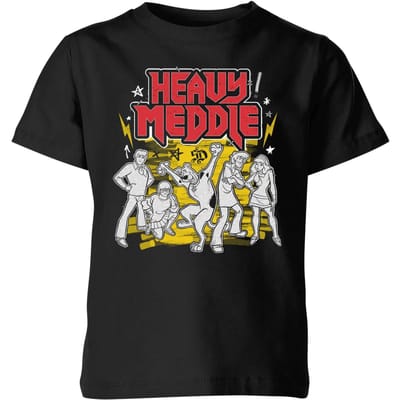 Scooby Doo Heavy Meddle Kids' T-Shirt - Black - 98/104 (3-4 jaar)