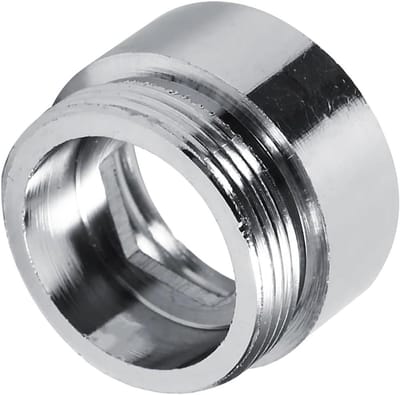 Keukenkastenmenger adapter voor beluchter, aluminium legering, G1/2 aansluiting (15 mm tot 22 mm)