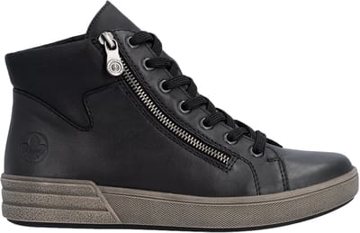 Rieker Veterboots - Dames - Zwart - Maat:36