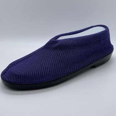 Gebreide Portugese Schoen - Royal Amethyst Paars - Maat 36 - Instappers - Pantoffel