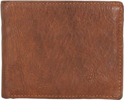Harold's Onderzeeër Portemonnee II Leer 12 cm - Jongens - Horizontaal - cognac