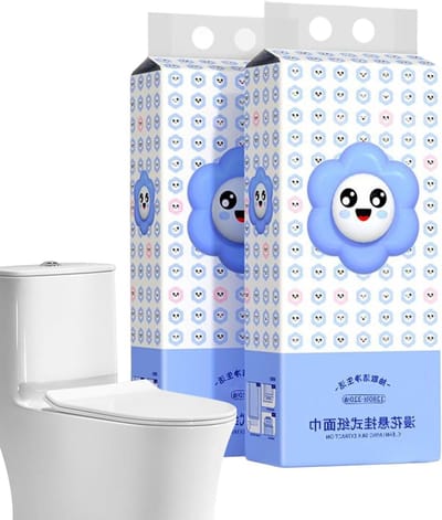 Badkamerweefsel Rol - Reisservetten Toiletpapier - Hygiënisch Gebruik - Quick Pull Verdikt - 320 vellen - Wit