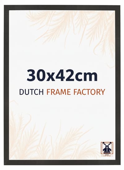 Fotolijst 30x42 cm - MDF - Zwart Mat - Benno
