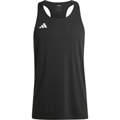 adidas Adizero Essential Tanktop Heren-Zwart