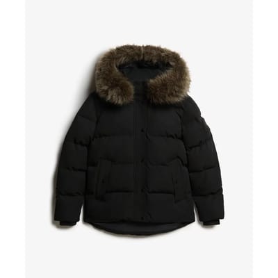 Superdry EVEREST 5 BAFFLE PUFFER JKT Dames Jas - Black