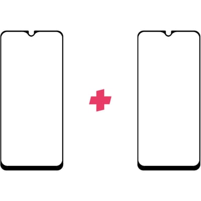 DuoPack: Nokia 5.3 screenprotector gehard glas Edge to Edge
