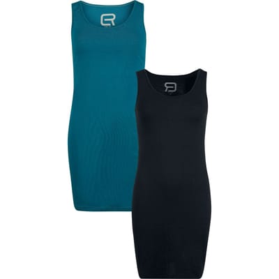 R.E.D. by EMP Mini-jurk - Doppelpack Kleider - S tot XXL - voor Vrouwen - zwart-petrol