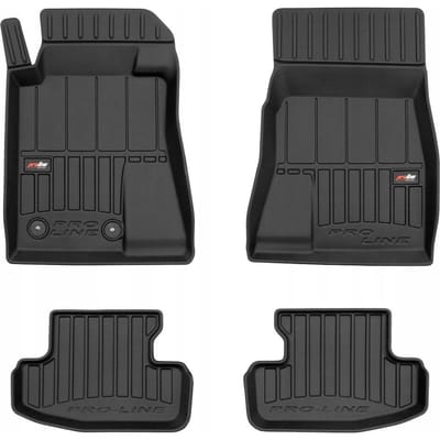 Frogum - 3D Pro-Line - Automatten Set - Geschikt voor FORD Mustang VI 2014-2023 - 4-delig - Hoge Rand 6cm