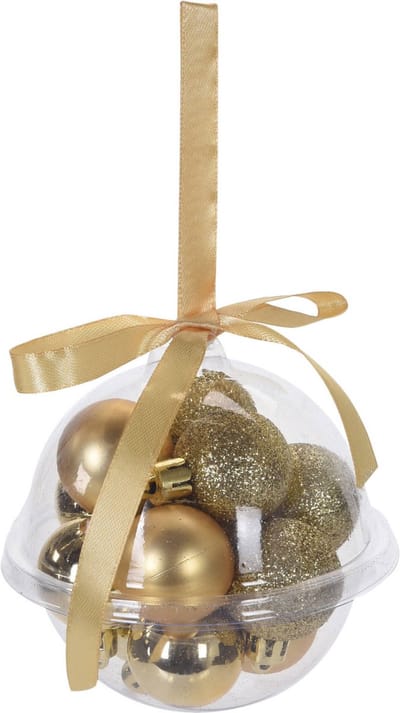 Kerstballen, 12 stuks, Ø 3 cm