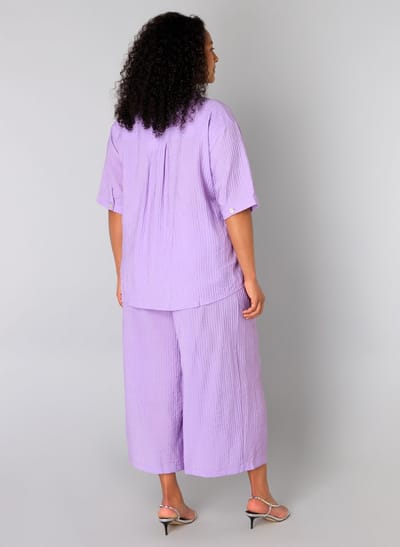 YESTA Adriaantje Essential Tops - Dark Lilac - maat X-0(44)