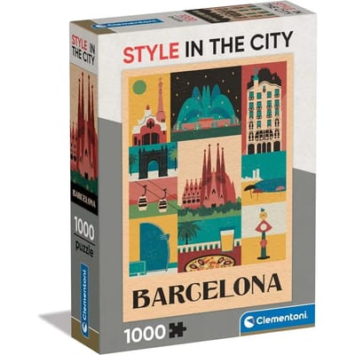Clementoni - Puzzel - 1000 Stukjes - Barcelona - Puzzel Voor Volwassenen