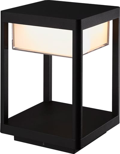 NERES paal 23,5cm 10,5 Watt SMD LED 3000K IP65 zwart