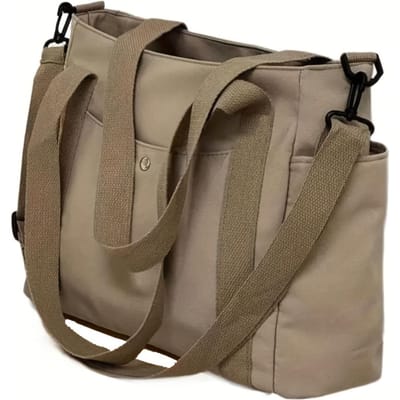 Sac à bandoulière en toile de grande capacité, Sac fourre-tout quotidien, Sac à bandoulière multifonctionnel pour femmes, Sac à main sac à bandoulière