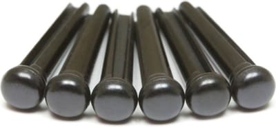 Graph Tech PP-2100-01 Traditionele Brugpinnen - Set van 6 Zwart