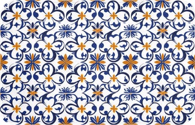 WC mat 80x50 cm - Antislip - Patroon - Modern - Kleurrijk - Toiletmat - Vloermat - Douchemat - Toilet tapijt - Toiletmatten