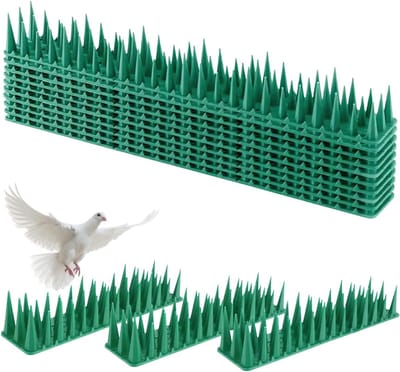 Famanu – Vogelafweerspikes - nagelbord - vogelafweer - vogeldoorn - vogelafweer - spikes - kunststof - duivenafweer - spikes - vogelspikes - anti-kattenspikes - doornrooster - dierenafweer