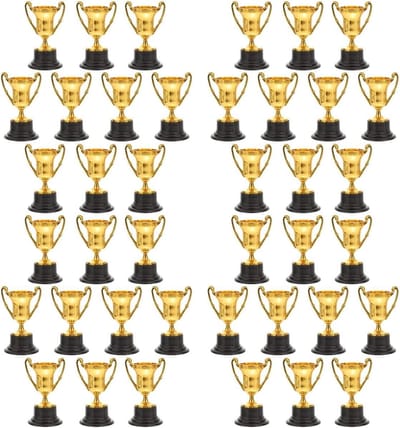 Trofee Bekers - Winnaarsbeker Prijs - Prestaties Vieren - Herkenning Tonen - 40 Stuks - Goud