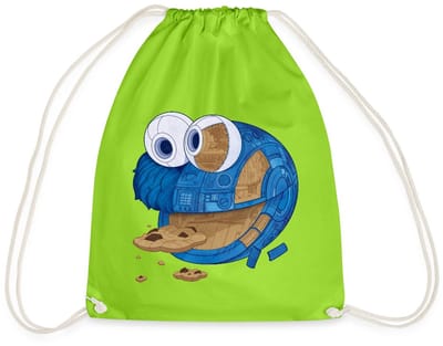 Sesamstraat Koekiemonster Machine Gymtas