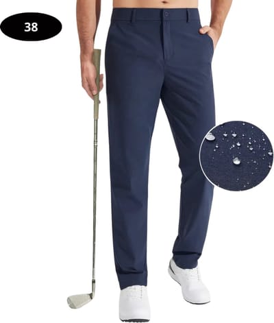 Livano Golfbroek Heren - Golfkleding - Golfen - Golf Accessoires - Nette Pantalon - Marineblauw XXL - Maat 54