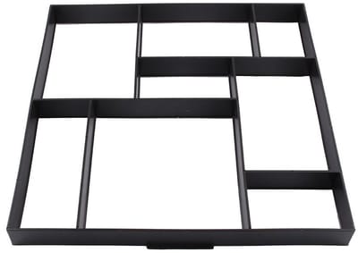 Dailygoods- Betonvorm Herbruikbaar - Steekvormpjes - Tuinontwerp - Trottoirs/Paden - Buitenverbeteringen - 50 x 50 x 4,5 cm - Steenvorm