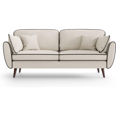 3-zitsbank Zara linnen met contrast piping | NADUVI Collection