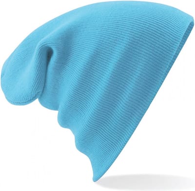 New Age Devi - "Surf Blue 'Original Cuffed Beanie' - Voor een Stijlvolle en Warme Look!"