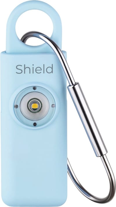 Faas Persoonlijk Alarm Blauw - Sleutelhanger Noodknop voor Zelfverdediging - 130 dB - Zaklamp met Flitsmodus - USB-Oplaadbaar